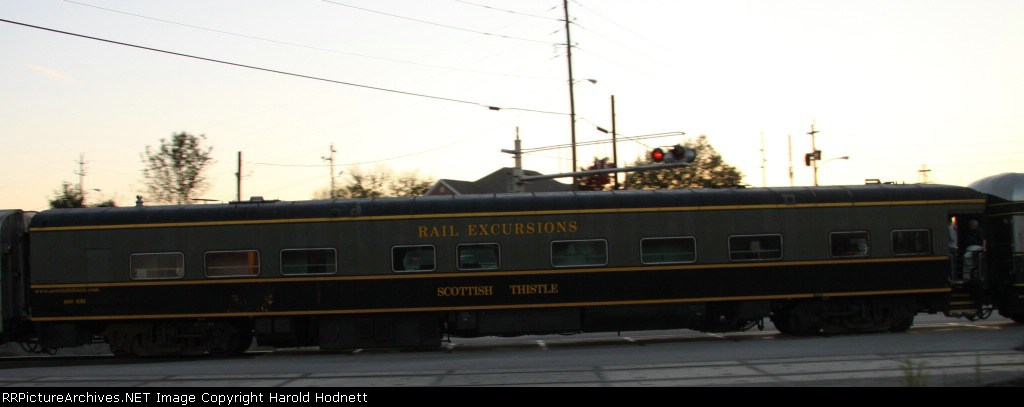 Private passenger car on AAPRCO special train 956